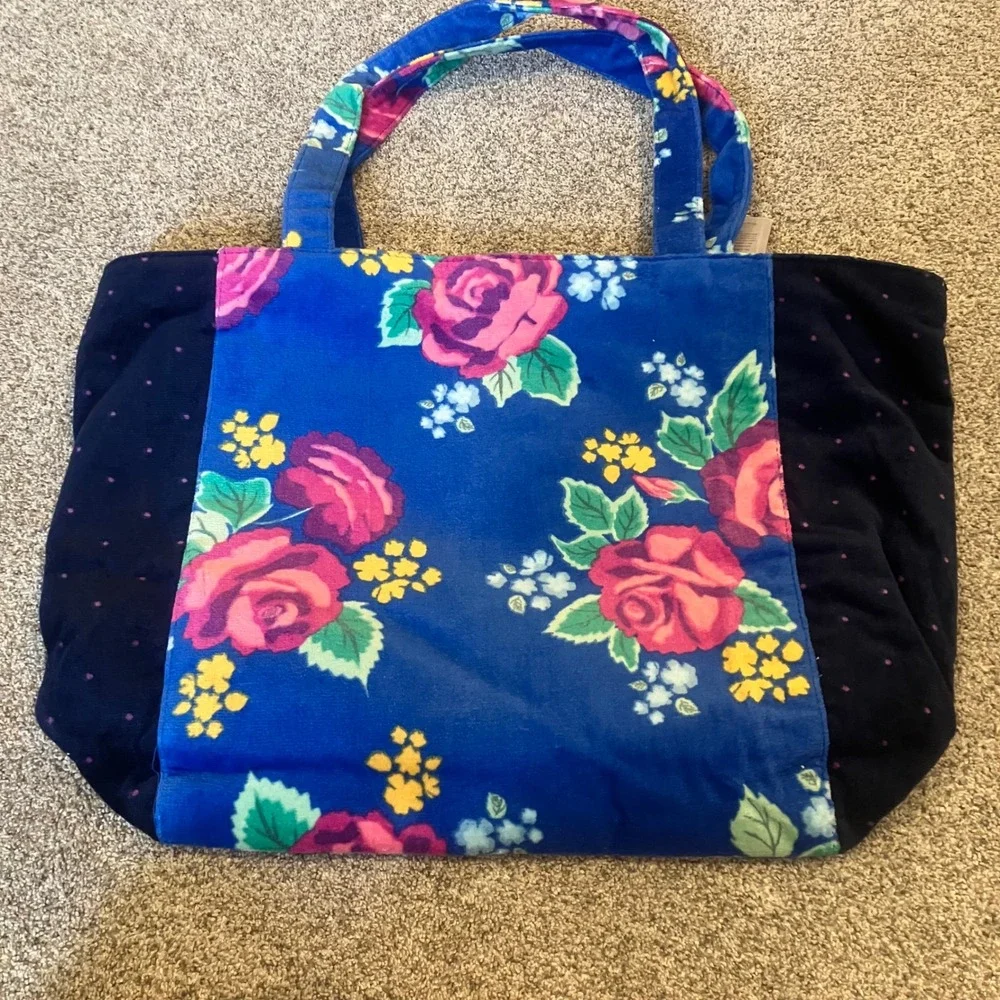 Matilda Jane Sweet Sunshine Rose Round Beach Towel and Matching Tote Bag 60